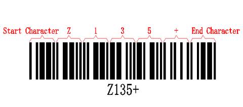 Structure of Code 39 barcode